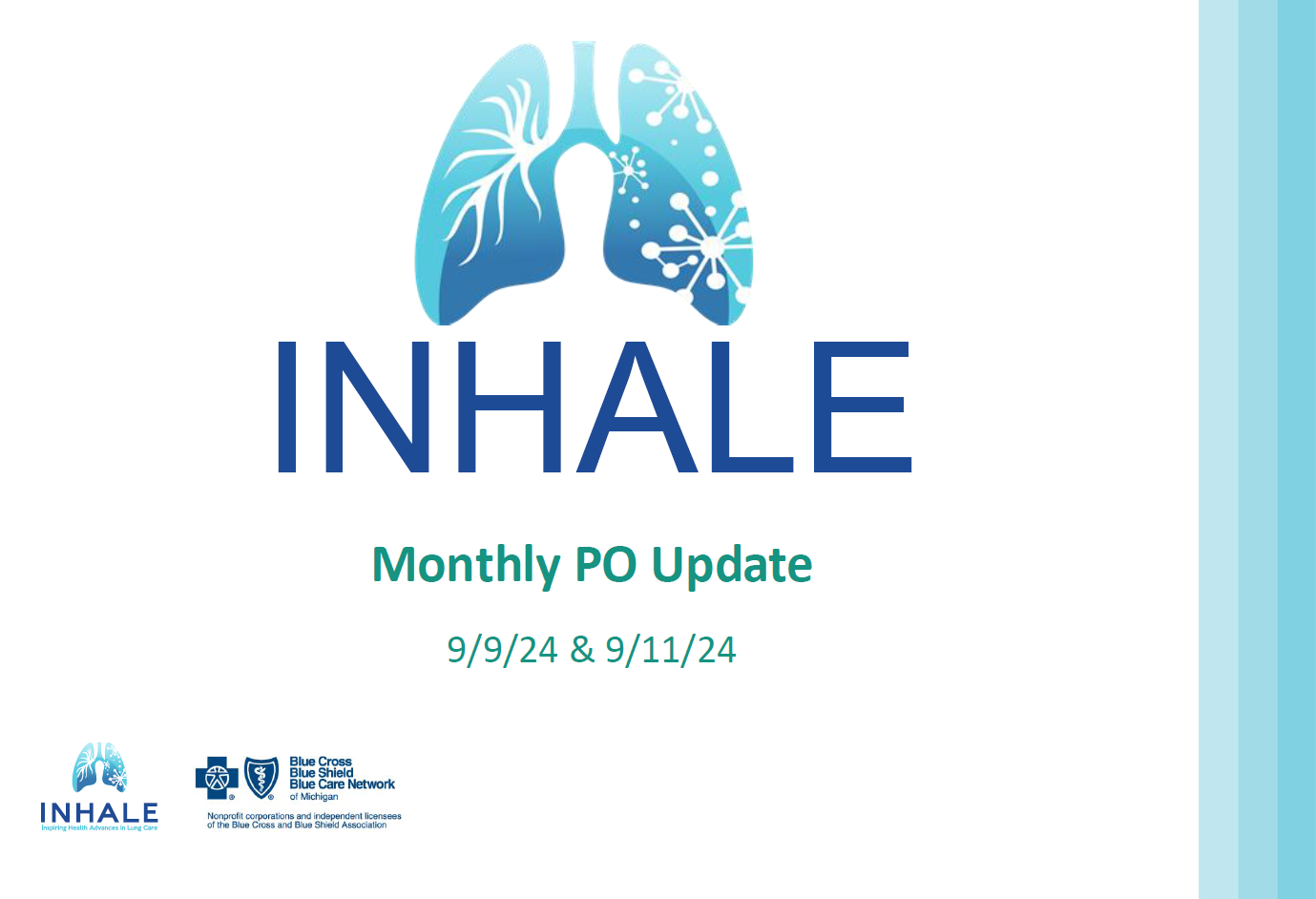 INHALE PO Monthly Call Slides - September 2024