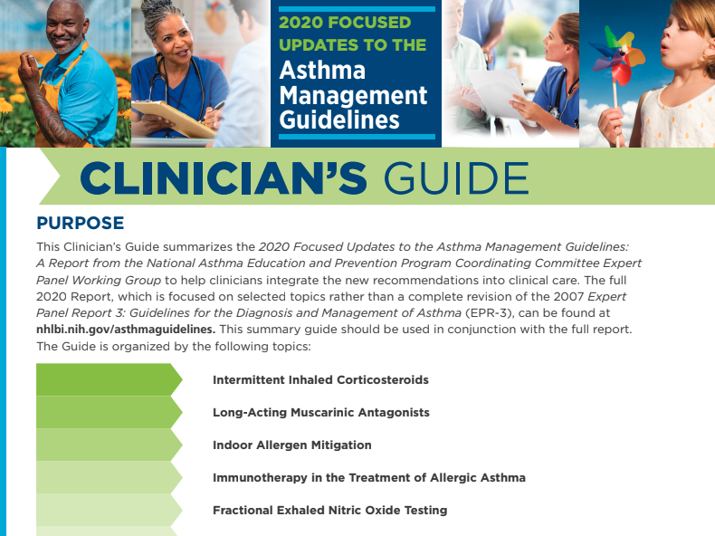 NAEPP 2020 Focused Updates: Clinician’s Guide