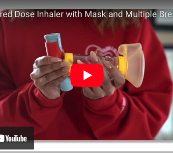 MDI with Mask and Multiple Breaths - Child (video)