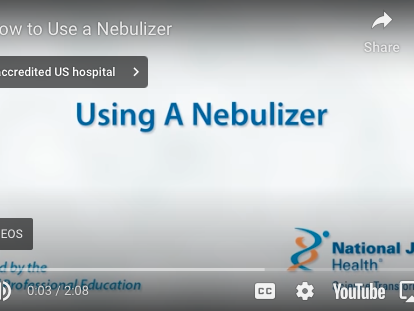 Nebulized Mist Treatment (Video)