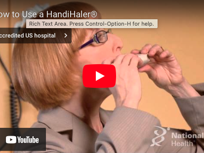 How to Use a HandiHaler (Video)