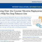 Over the Counter Medications to Help you Stop Smoking (2021, ATS)