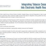 Integrating Tobacco Cessation Into Electronic Health Records