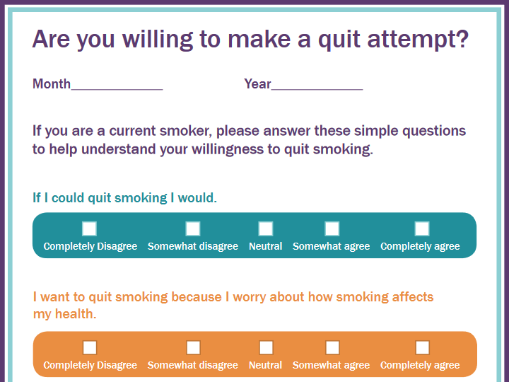 Willingness to Quit Assessment Tool
