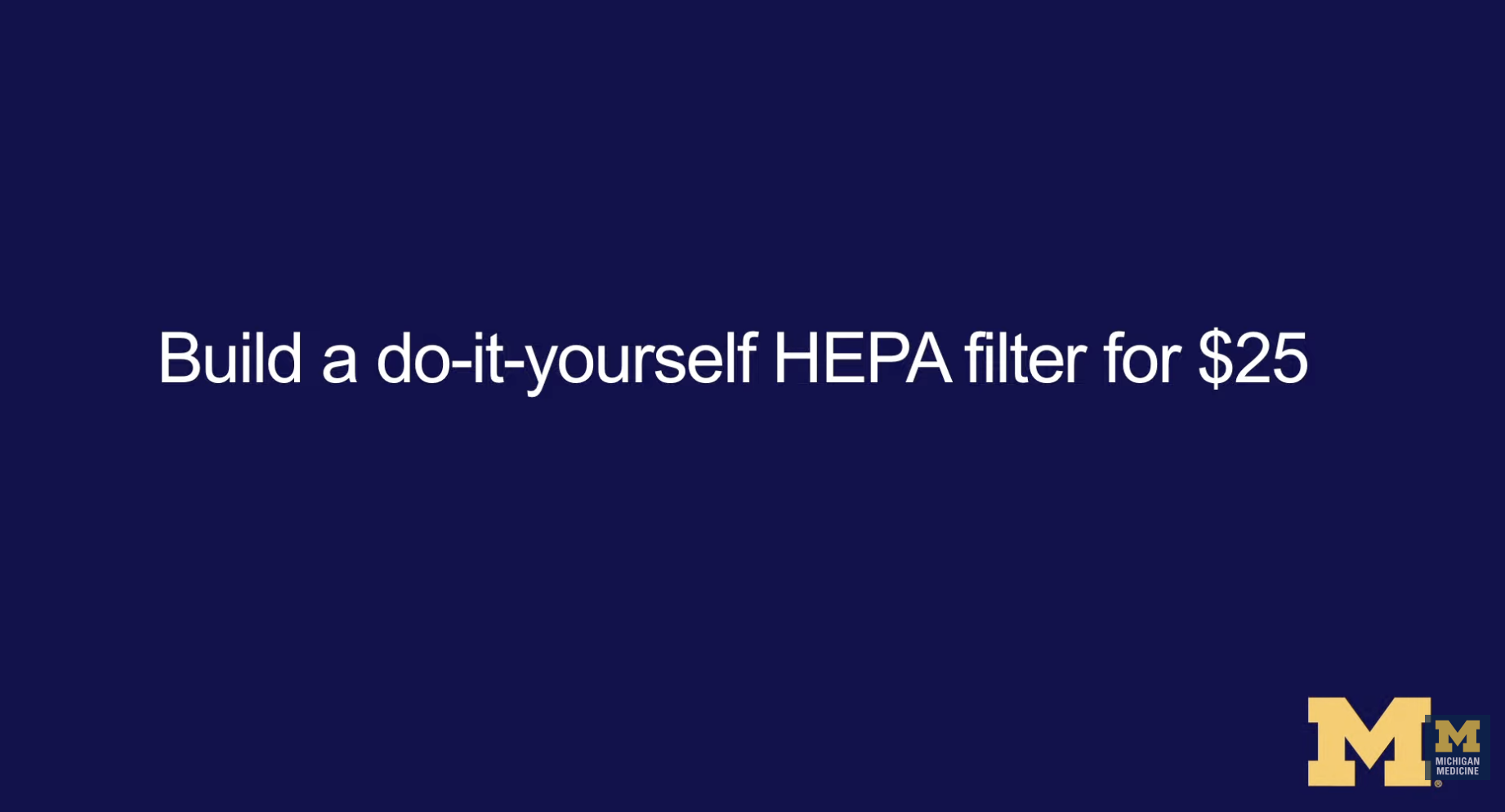 Build a Do-It-Yourself Air Purifier for About $40