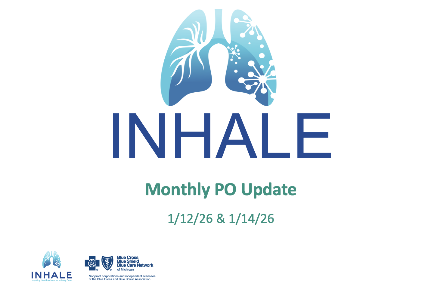 INHALE PO Monthly - January 2026
