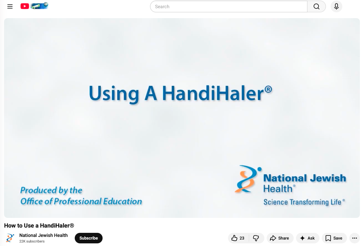 capsule loading inhaler – INHALE